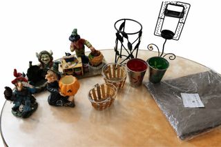 Conjunto brujas figuras ,Salvamanteles,porta vela