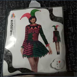 Disfraz Harlequin Talla S chica