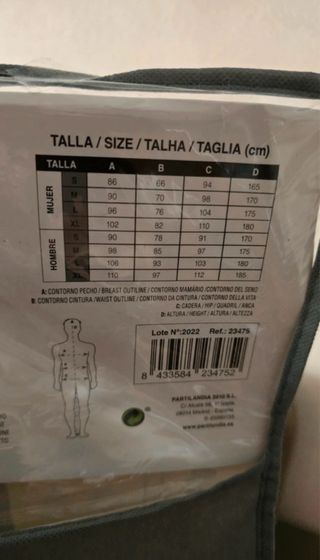 Disfraz Harlequin Talla S chica