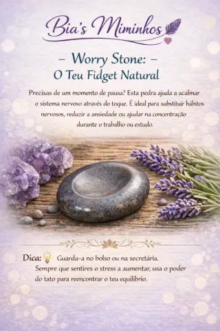 Pedra de Ansiedade Artesanal