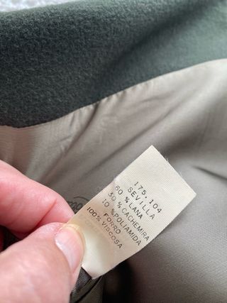 Americana Lana y Cachemir Verde T.50