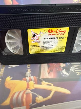 VHS Disney Con todos ustedes... GOOFY