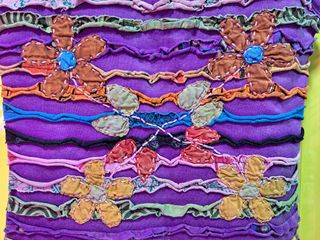 Camiseta tirantes Sol&Măne morada flores