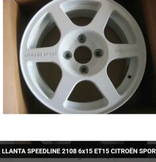 Llantas Speedline Citroën Sport Blancas