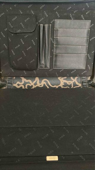 Portadocumentos Tous Negro y Marrón