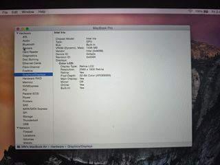 Ecrã MacBook Pro Retina A1502