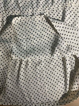 Vestido Mango lunares blanco y negro Talla S