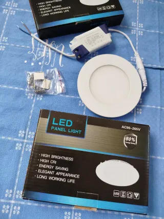 Foco LED Panel Redondo 18W