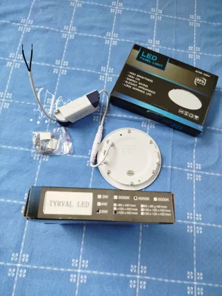 Foco LED Panel Redondo 18W