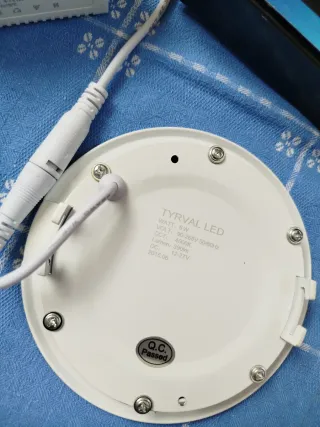 Foco LED Panel Redondo 18W