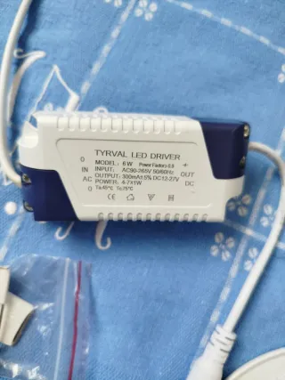 Foco LED Panel Redondo 18W