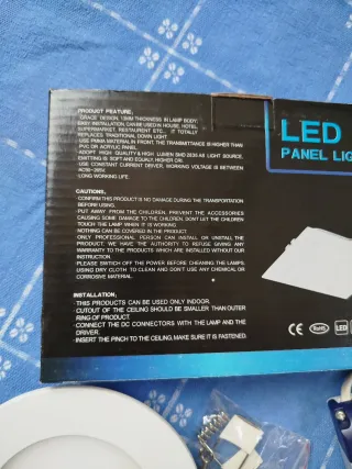 Foco LED Panel Redondo 18W