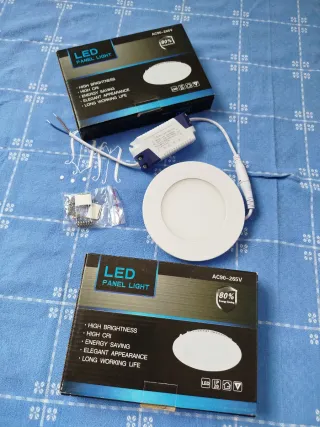 Foco LED Panel Redondo 18W