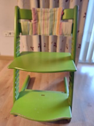 Silla infantil adaptable verde