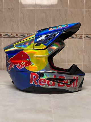 Capacete alpinestars sm5 com gráficos redbull