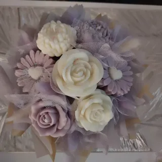 Arreglo Flores Cera Natural Ecológica