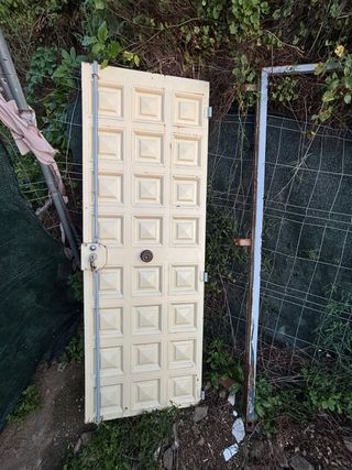 Puerta de hierro conmpleta