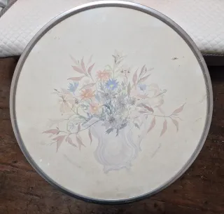 Acquerello fiori anni 80