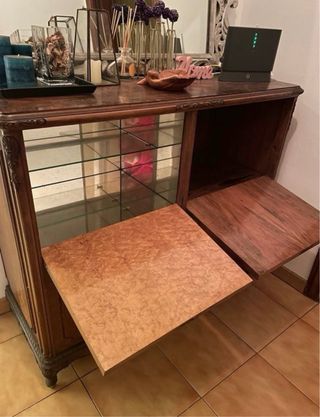 Comodino vintage in legno