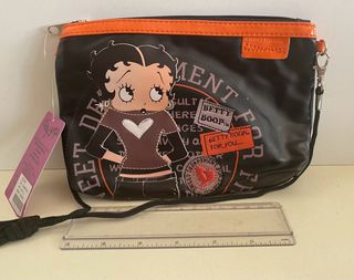 Bolso Betty Boop Negro y Naranja