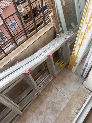 Escalera telescopica extensible grande