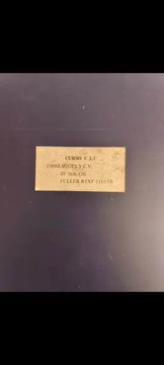 Curso Cajas de Cambio Pegaso. Enasa.