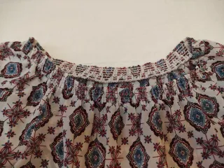 Camisa print boho Stradivarius t. S