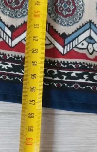 Camisa print boho Stradivarius t. S