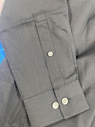 Camisa de botones manga larga gris de Michael Kors