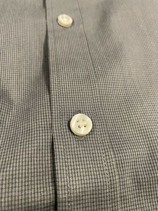 Camisa de botones manga larga gris de Michael Kors