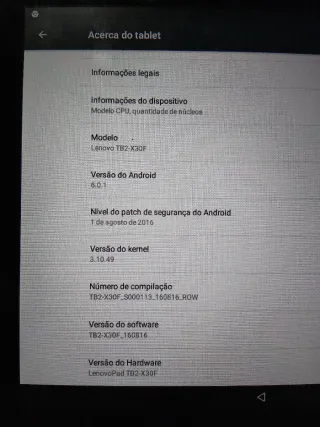 Tablet Lenovo TB2-X30F