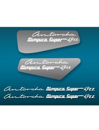 Pegatinas moto Derbi Antorcha Olimpia Super 49c.c.