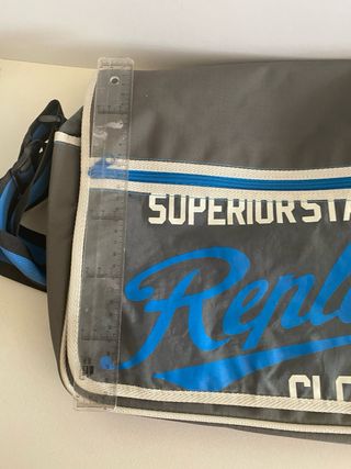 Bandolera Replay Superior Standard Gris