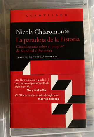 La paradoja de la historia