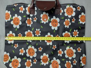 Bolso plegable con estampado de flores