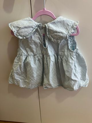Blusa zara azul niña