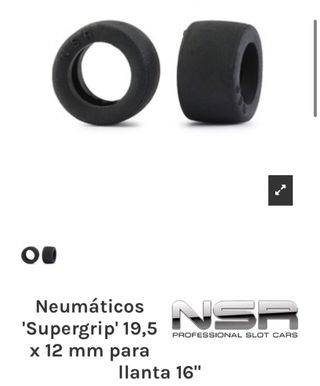 NSR 5210 Neumáticos 'Supergrip' 19,5x12 mm