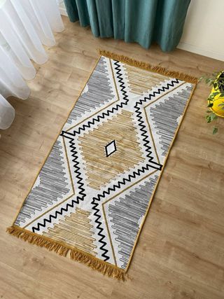 Tappeto Kilim in Cotone Etnico 80x150 cm