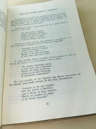 Libro VIDA DEL TROVERO CASTILLO, 1972