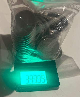 Lote 47 monedas 25 pts 1957