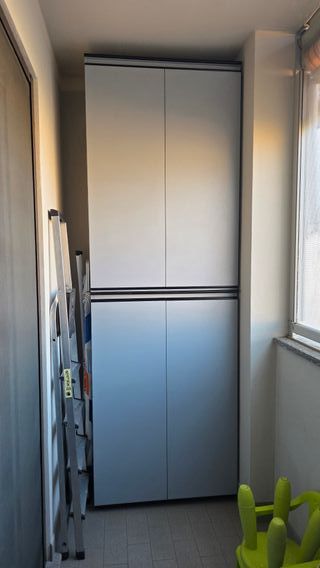 Armadio in legno da balcone 45*90*H200