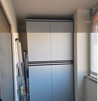 Armadio in legno da balcone 45*90*H200