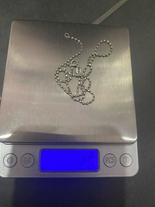 Collana in argento 925 cm 40