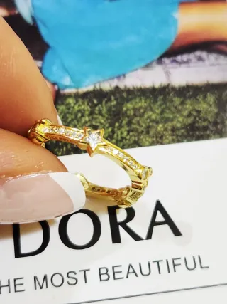 Anillo Pandora Mickey y Minnie Mouse. Talla 56