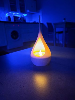 Porta Velas LED Decorativo – Diseño Elegante