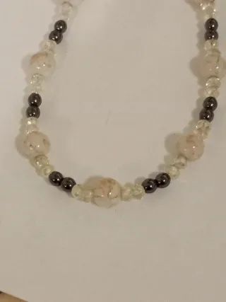 Collana ematite naturale