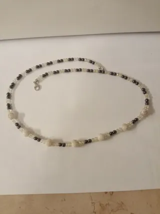 Collana ematite naturale