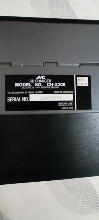 Cargador-Cambiador 12 CD's. JVC (CH-X200).