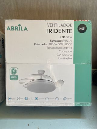 Lámpara ventilador