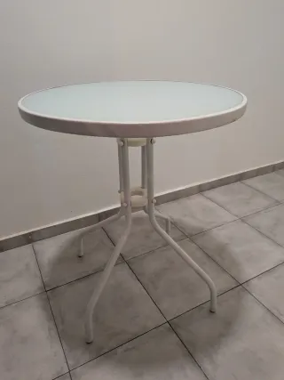 Conjunto Terraza/Balcón - Mesa cristal y 2 sillas